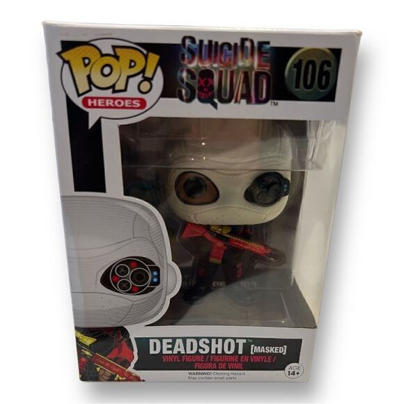 Funko Pop Suicide Squad Deadshot Masked - Picture 1 of 5